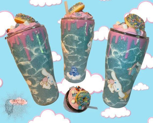 Cinnamoroll tumbler with Removable Topper