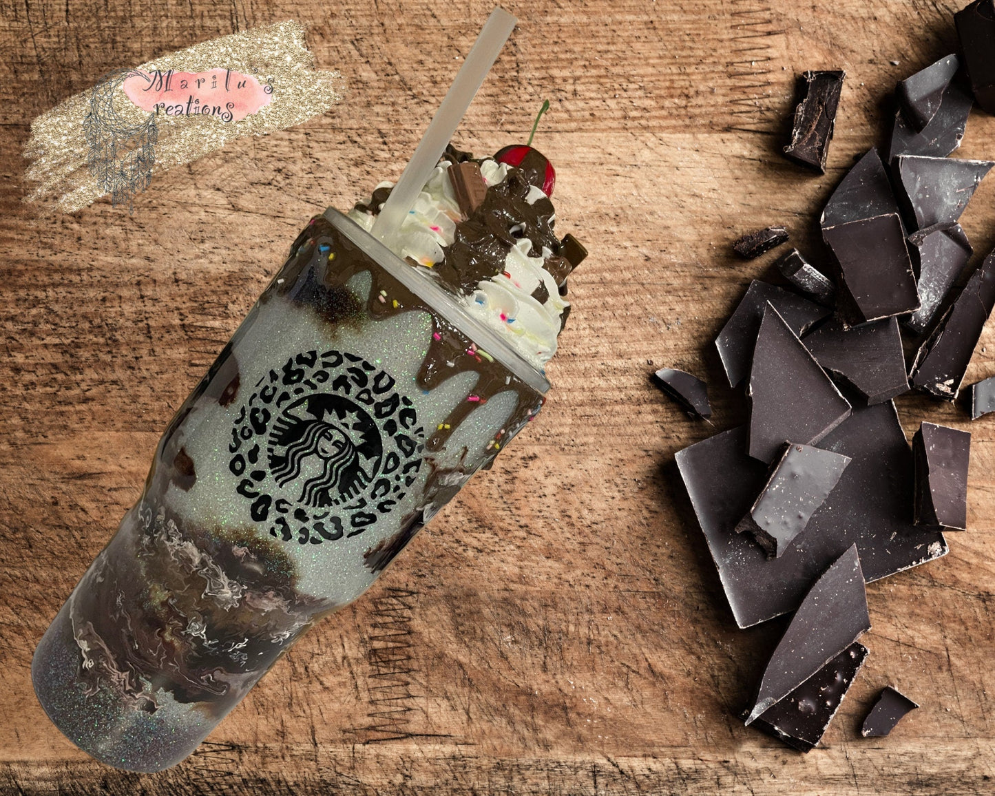 Chocolate Mocha custom tumbler