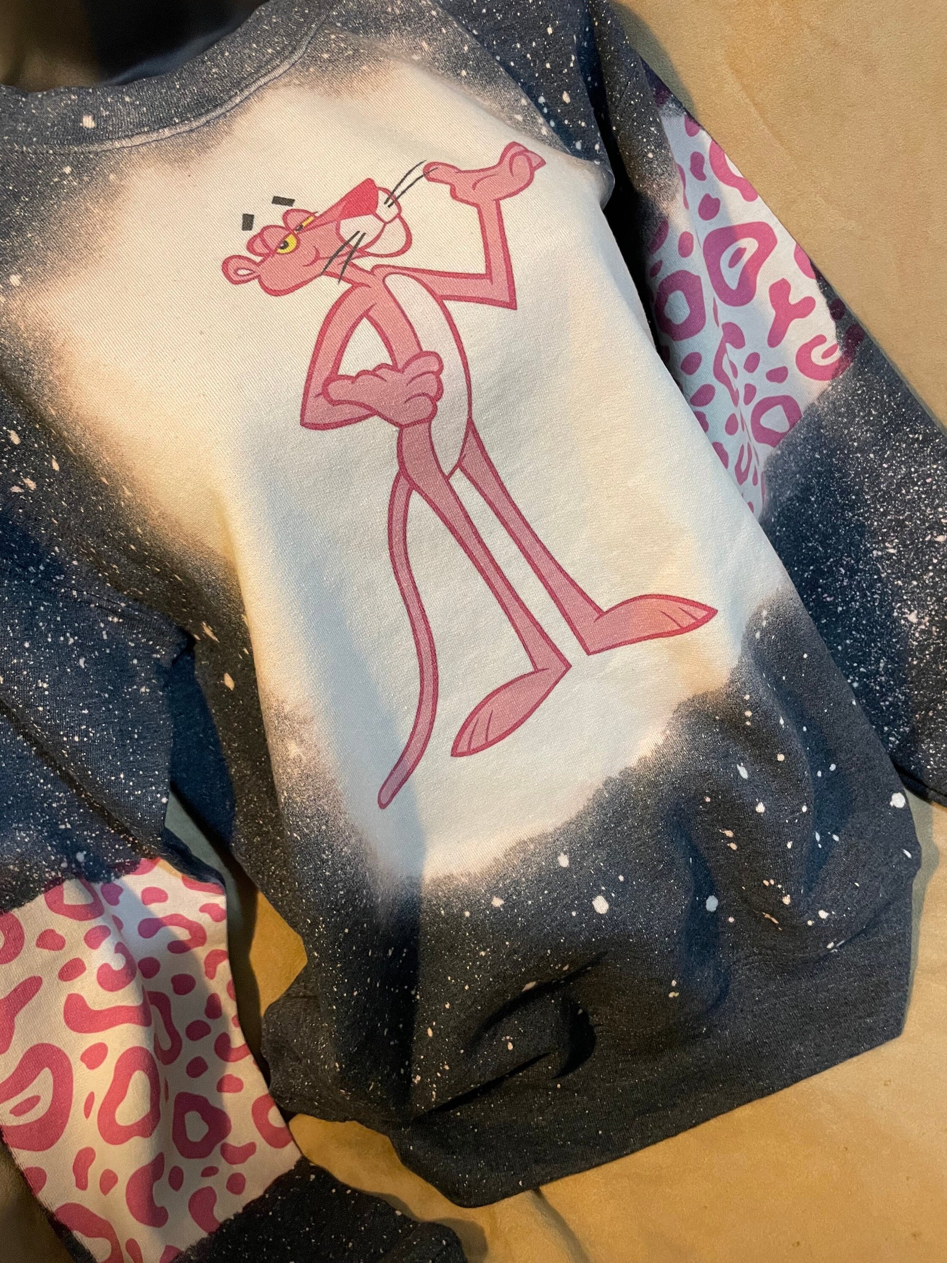 Bleached Sweater (Pink Panther)