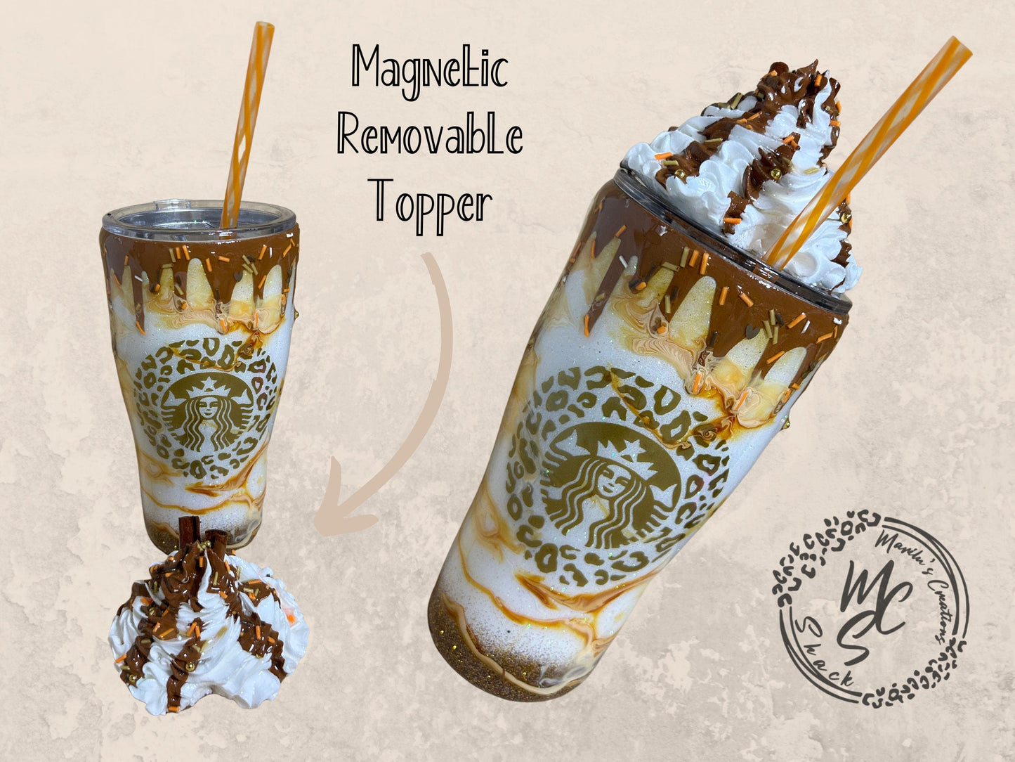 Caramel Mocha custom tumbler