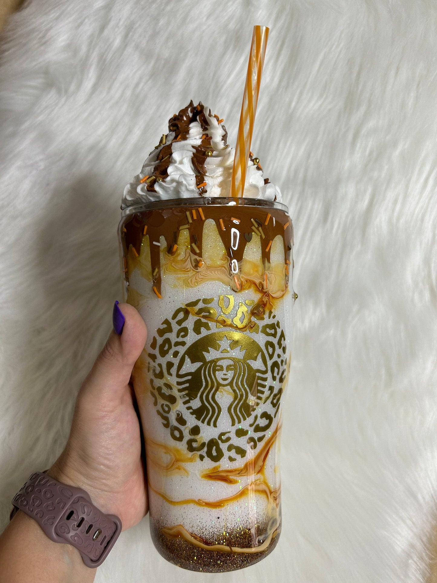 Caramel Mocha custom tumbler
