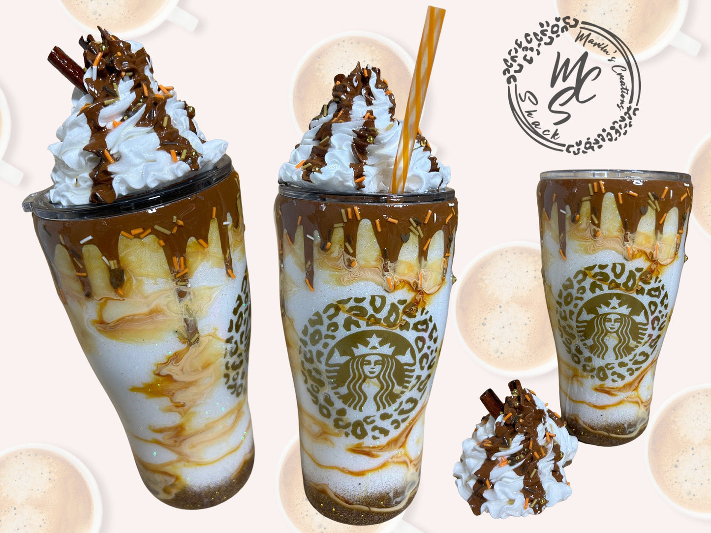 Caramel Mocha custom tumbler