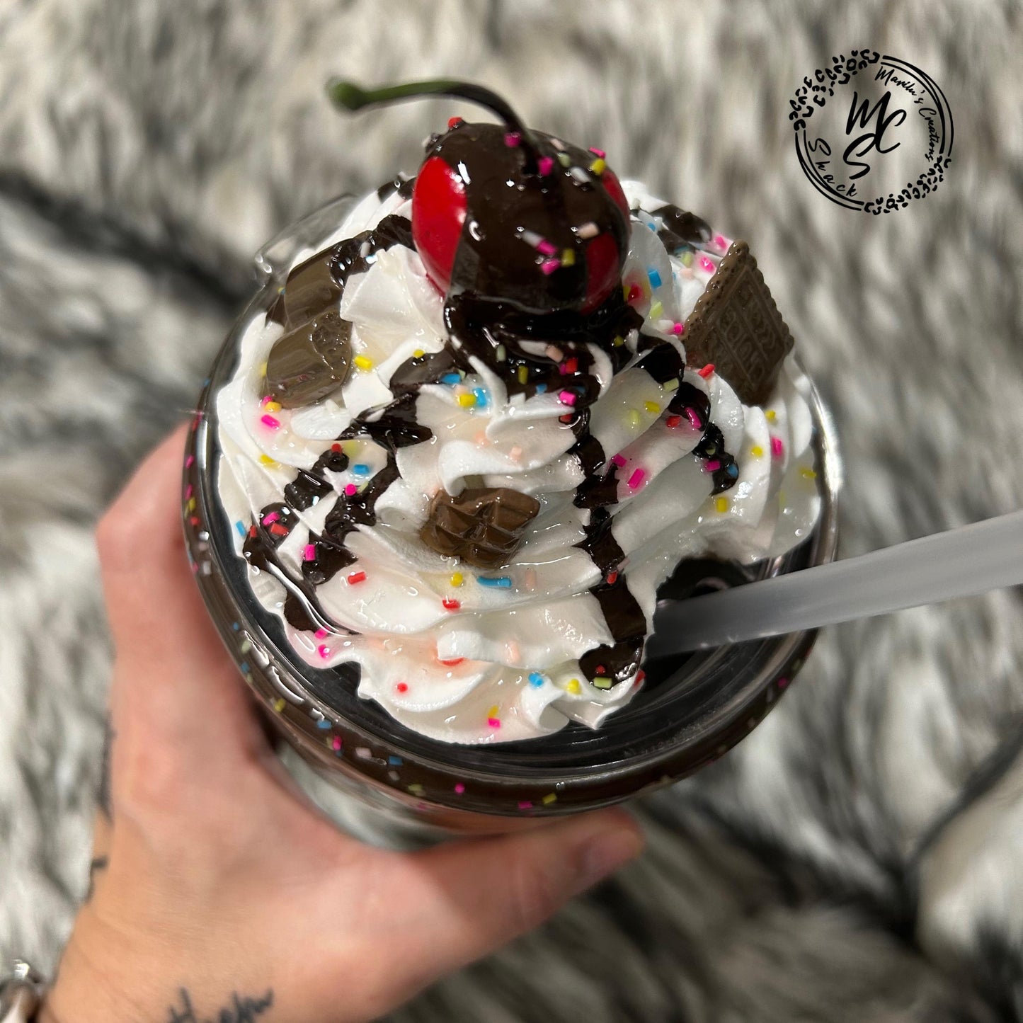 Chocolate Mocha Tumbler: 30oz Stainless Steel Coffee Lover Gift