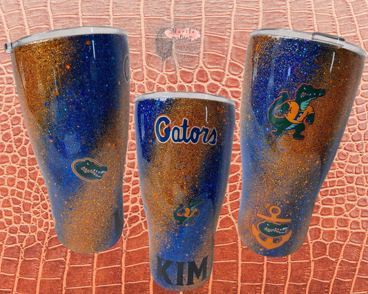 Gator Tumbler (with slide lid and straw)