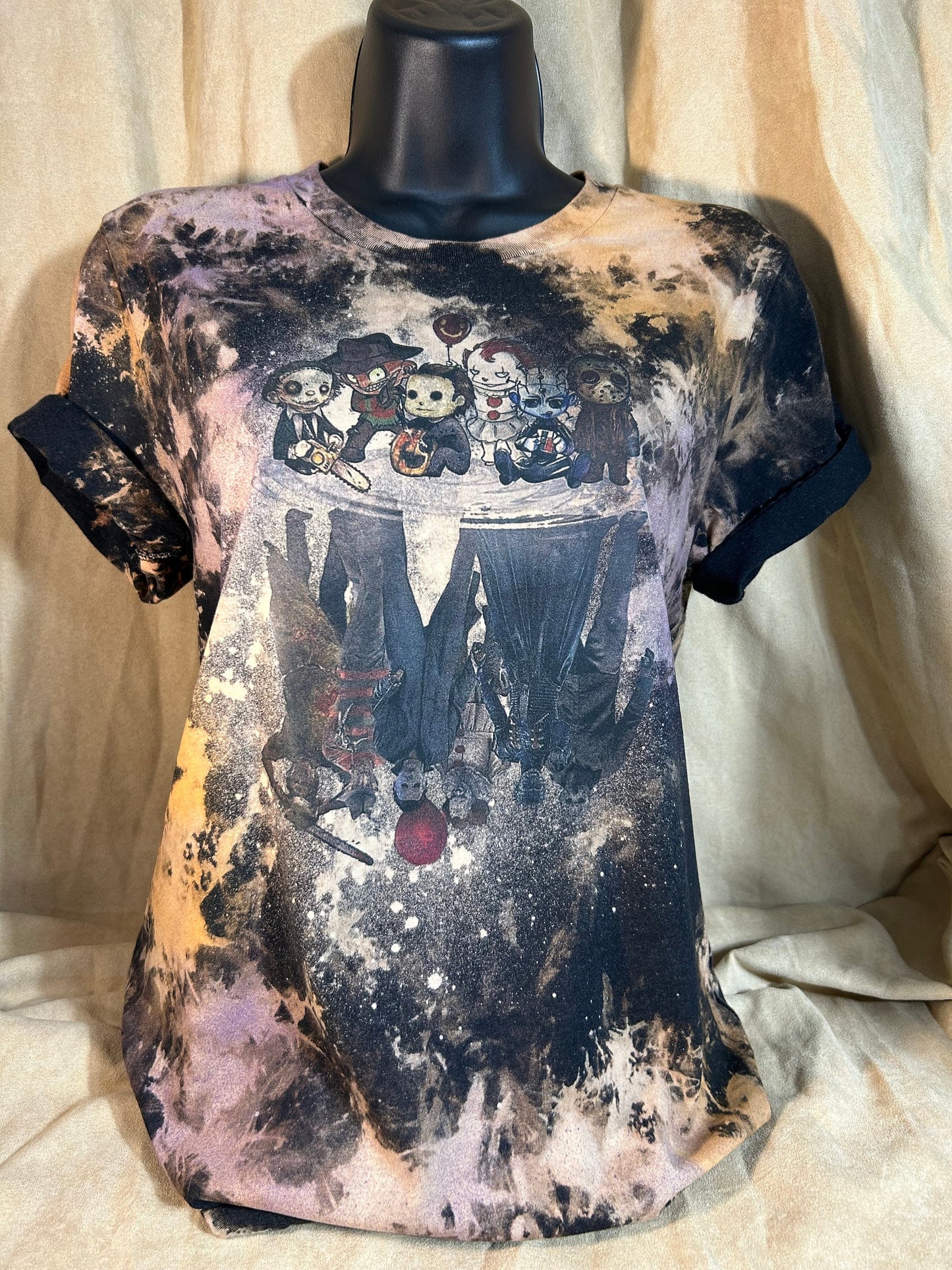 Black bleached and distressed The Boys of Fall t-shirt