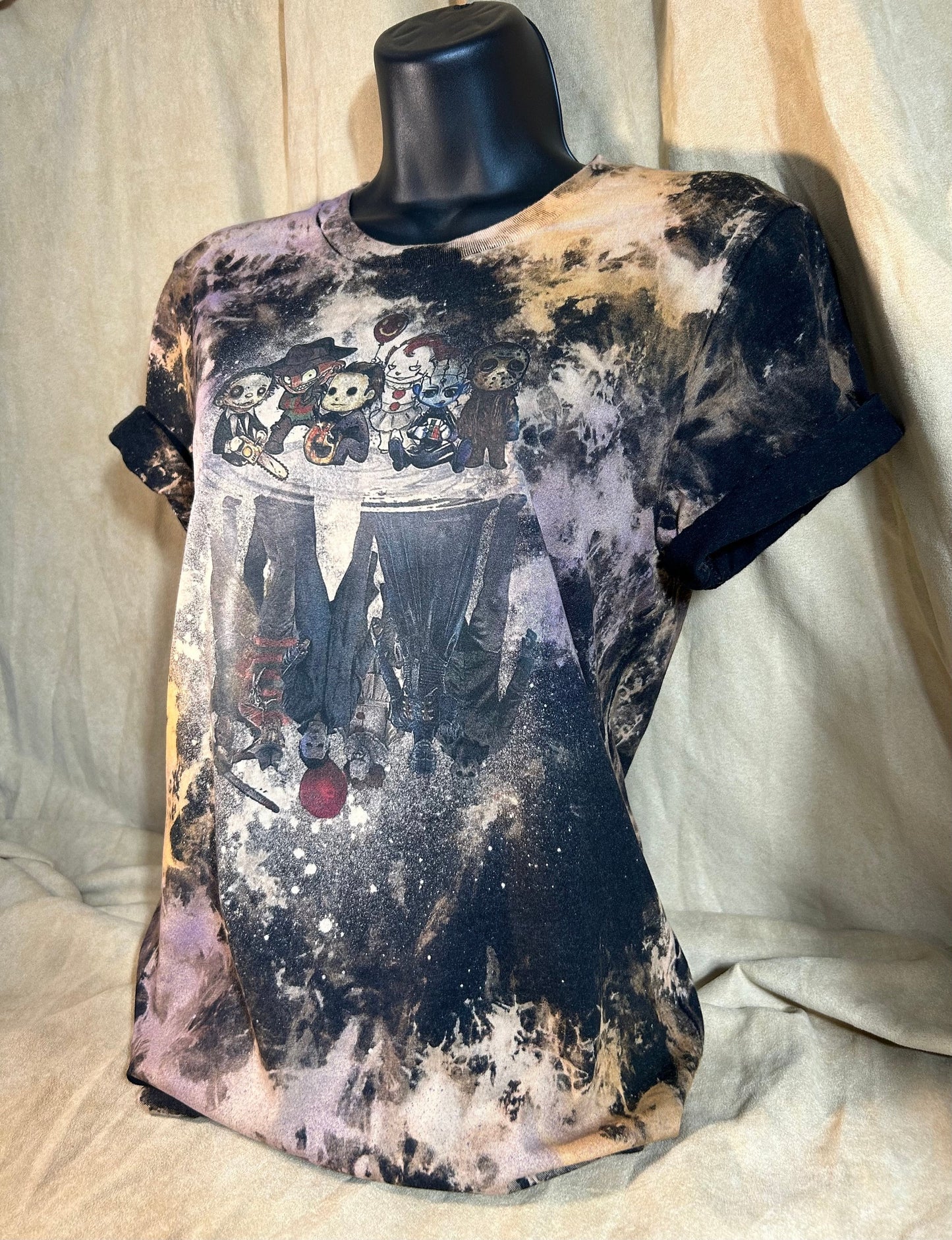 Black bleached and distressed The Boys of Fall t-shirt