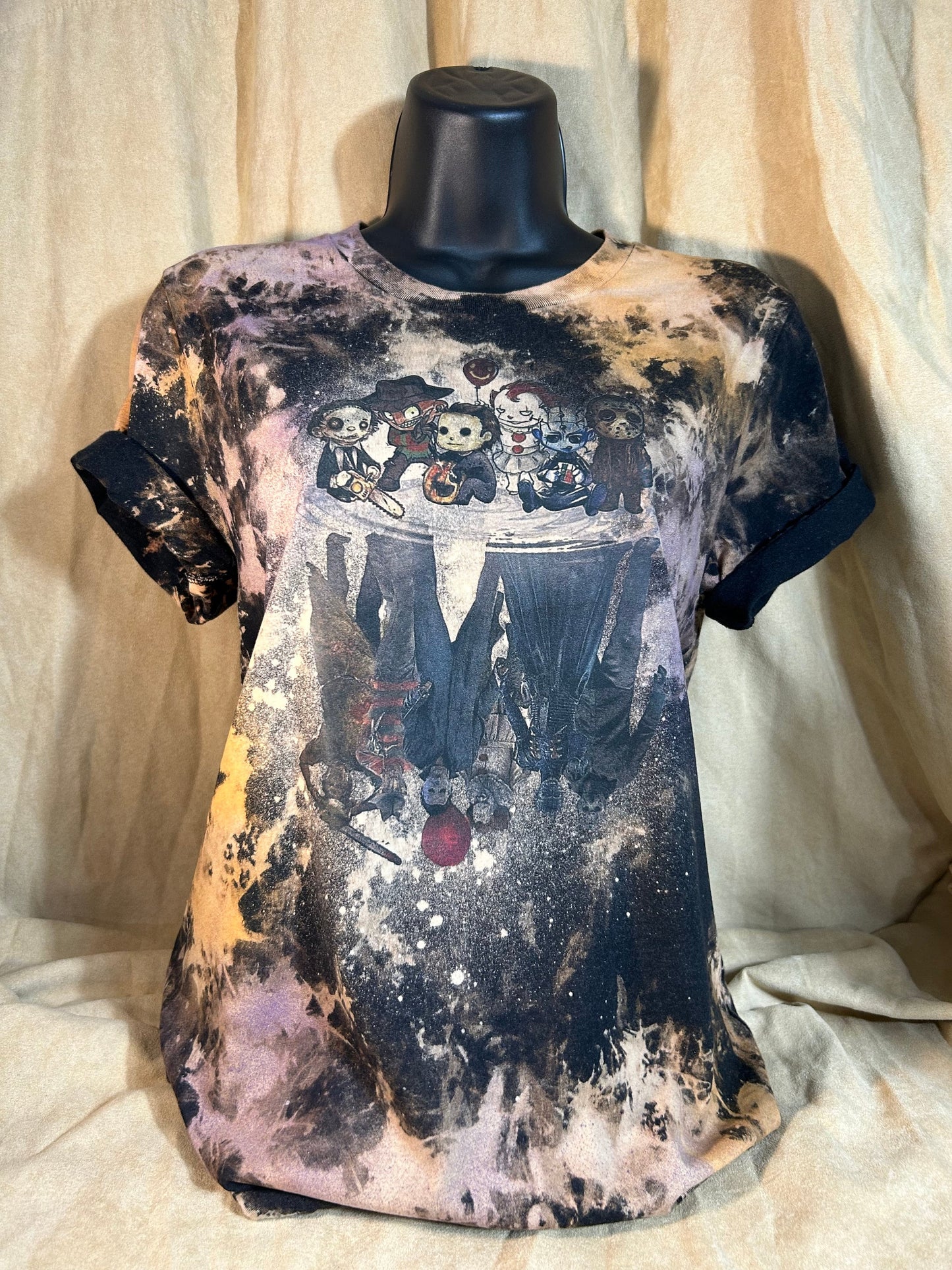 Black bleached and distressed The Boys of Fall t-shirt