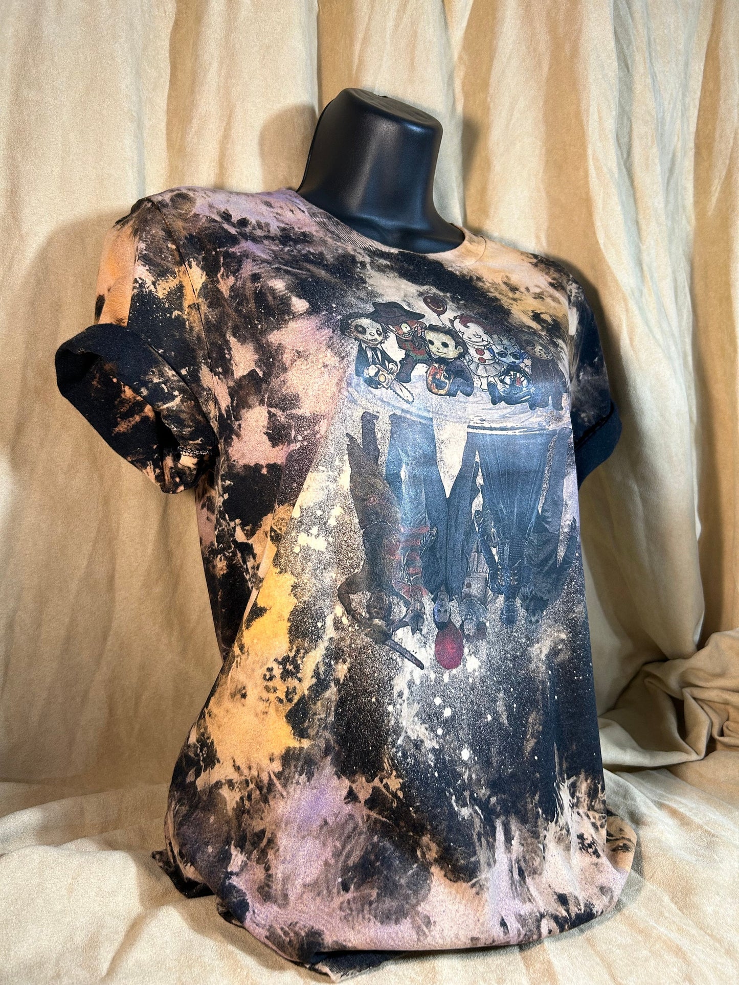 Black bleached and distressed The Boys of Fall t-shirt