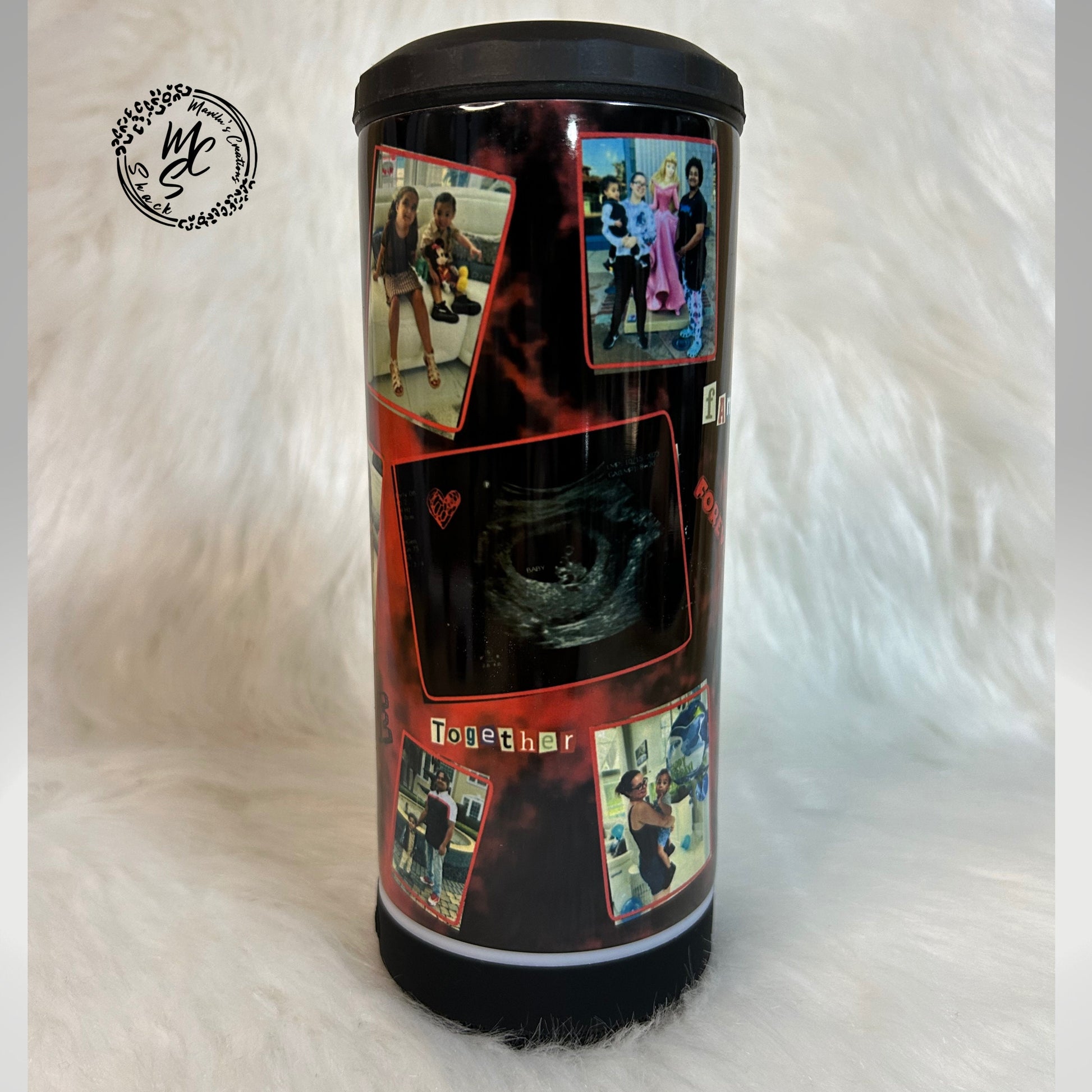 Tumbler with speaker, custom personalized tumbler, picture Bluetooth tumbler, 4 in 1 tumbler/koozie fits bottles and cans, gift for him/her.