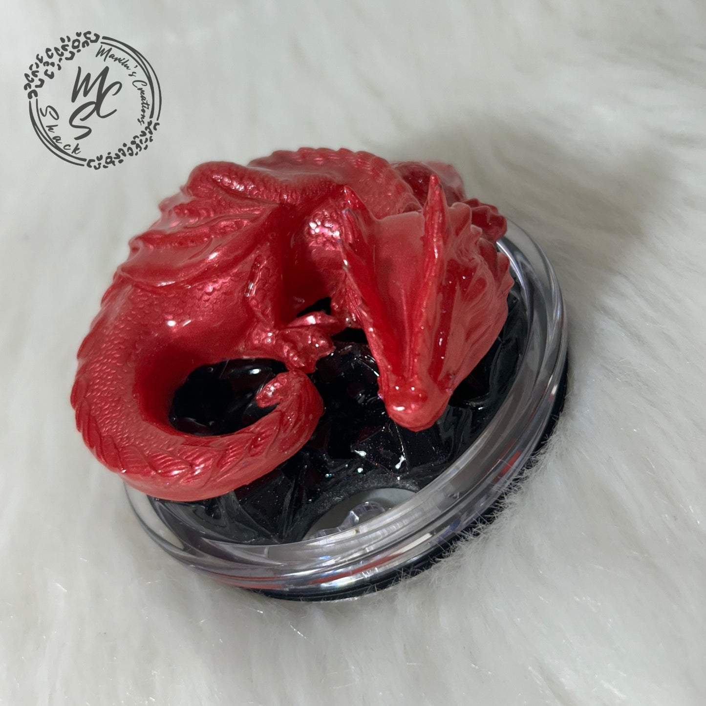 Dragon topper, 3d dragon removable toppers and lid for 30 and 20oz tumblers. Any color dragon topper replacement lid. Tumbler top