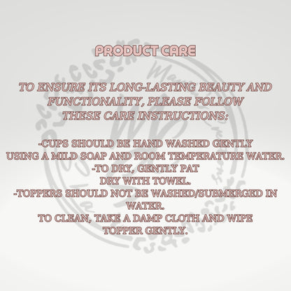 Faux Whipped Cream Chocolate Mocha Tumbler Topper with Cherry