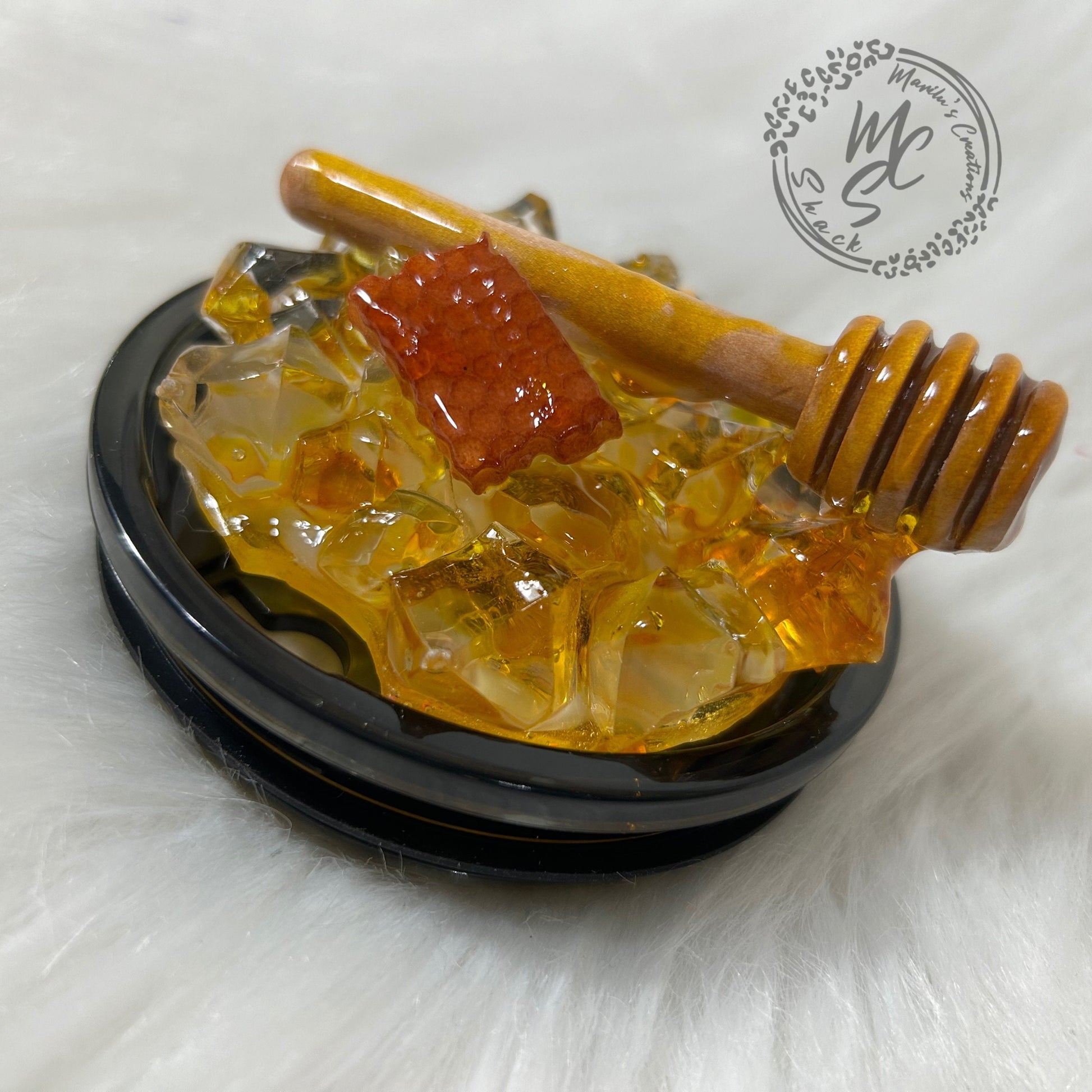 Honey Bee Tumbler Topper: 3D Honeycomb Replacement Lid