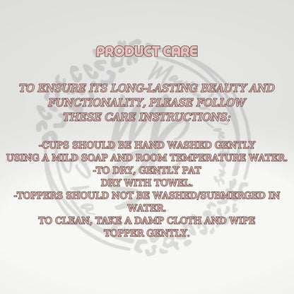 RN Tumbler: White & Green Glitter, 3D Pills Topper