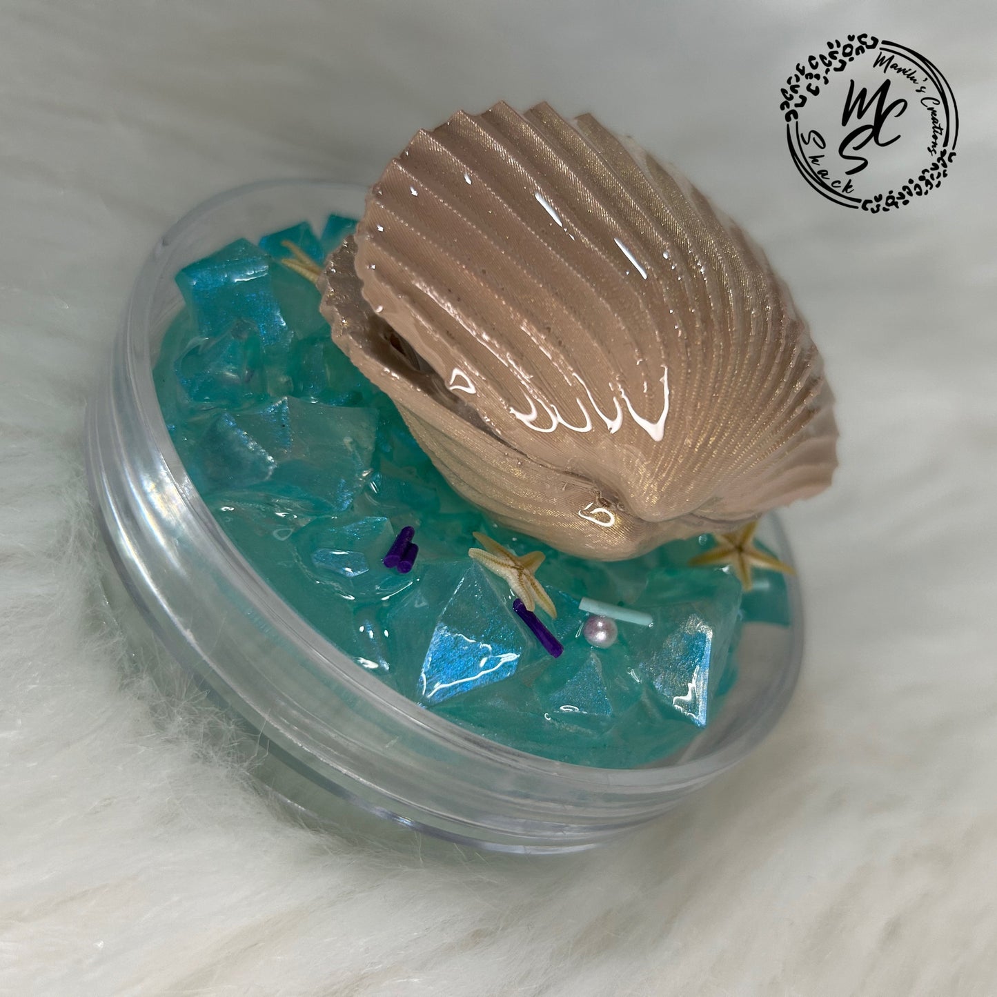 Mermaid inspired Tumbler Topper, Seashell removable toppers and lid, Seashell and Pearl topper replacement lid. Tumbler top