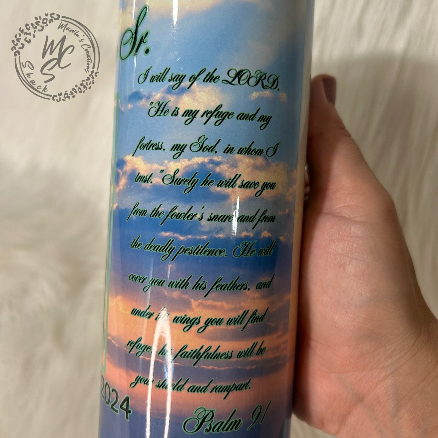 Memorial Tumbler Personalized, 20oz Straight Skinny tumbler with picture, Remembrance Tumbler cup with glitter or no glitter choose color.