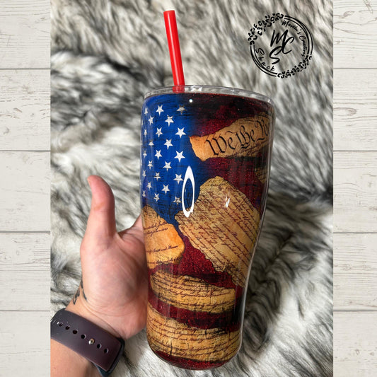 Ready to ship Tumblers, We The People, Rainbow It’s ok to say gay and peace for Ukraine tumbler, last minute gifts.