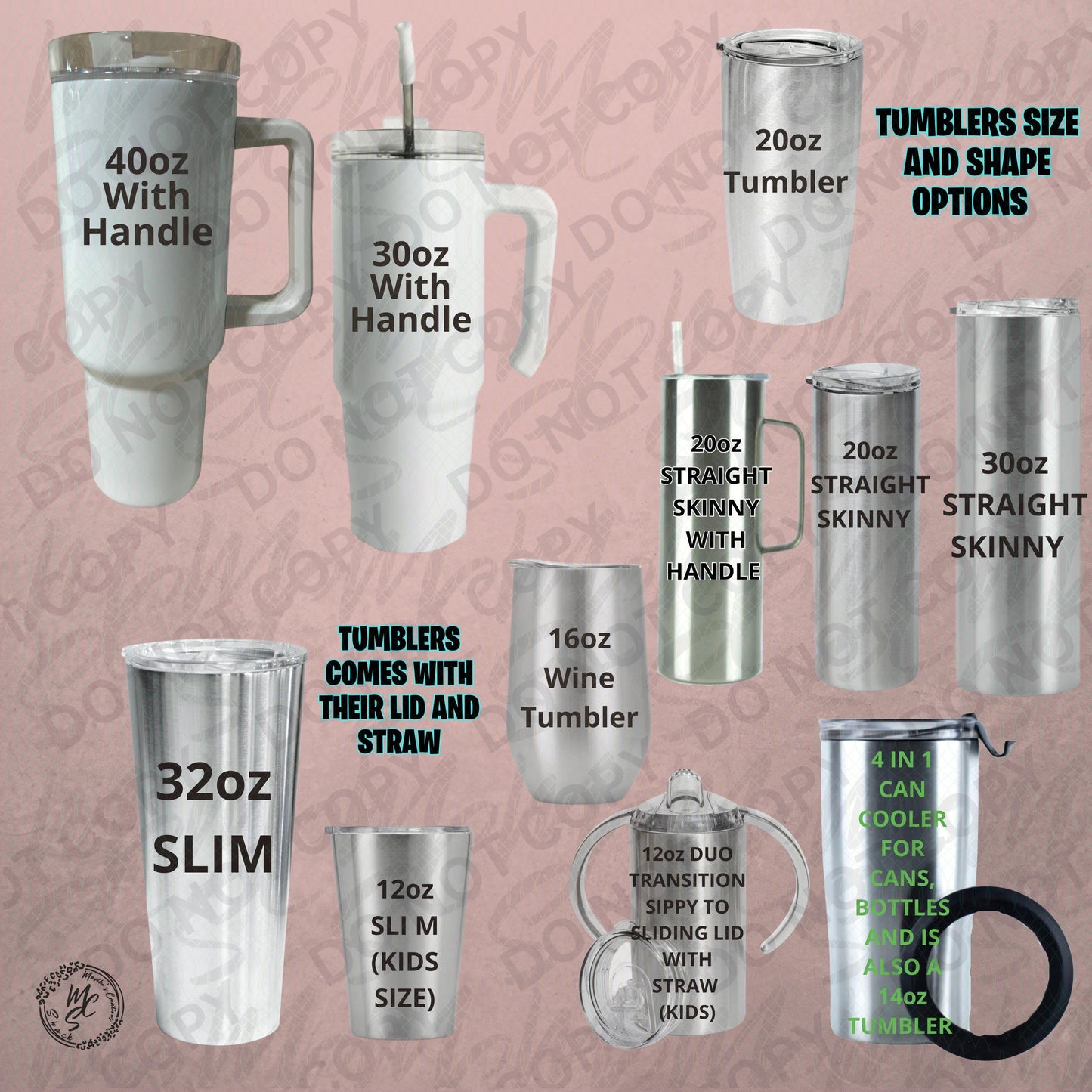 Espresso Macchiato Tumbler: Coffee Swirl, Whipped Cream Topper