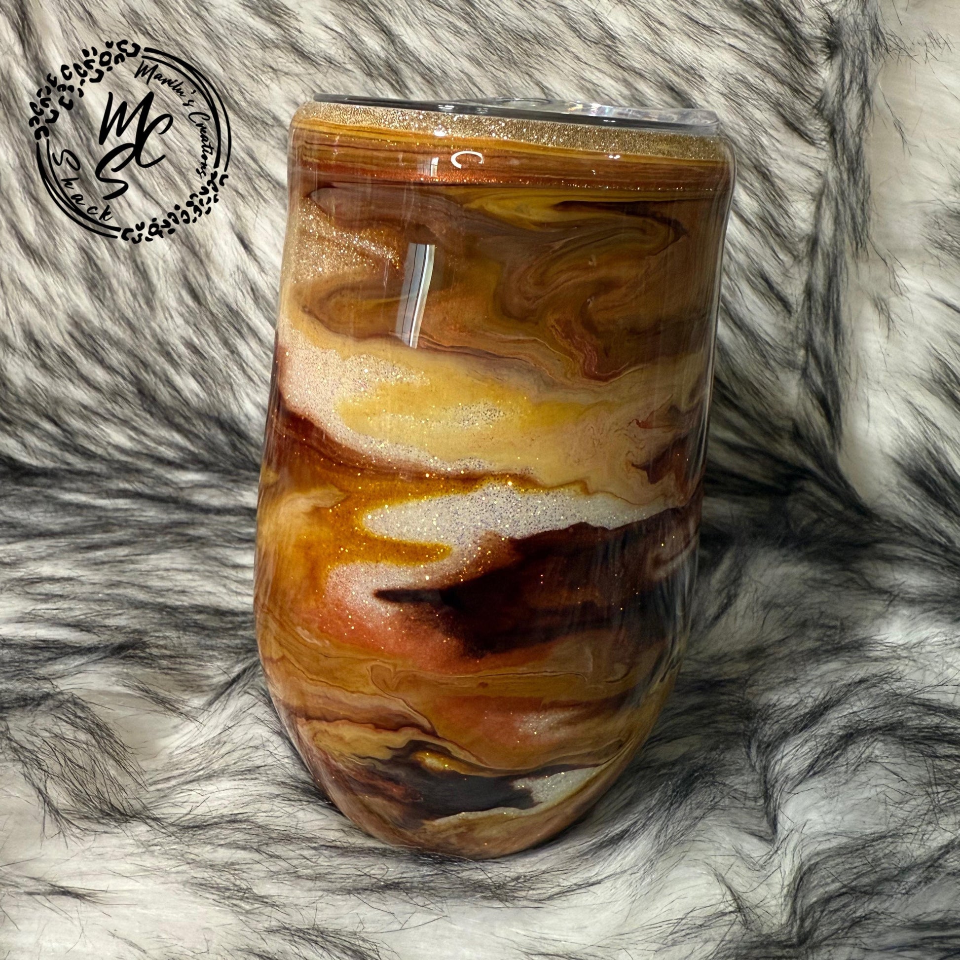 Coffee Swirl with glitter background Tumbler, Milky Way Coffee Mug, Gift for her, Gift for Mom, Gift for teacher, personalized tumbler.