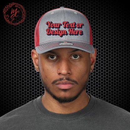 Design Your Own Richardson 112 Trucker Hat | Custom DTF Print | Personalized Snapback
