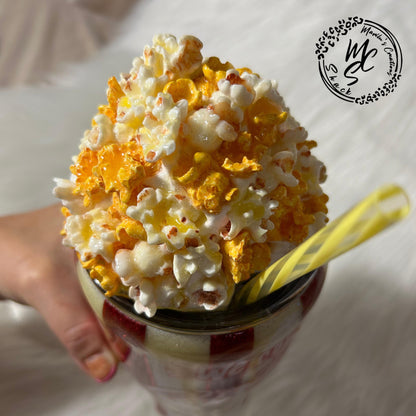 3D Popcorn Tumbler Topper | Magnetic Snack Lid
