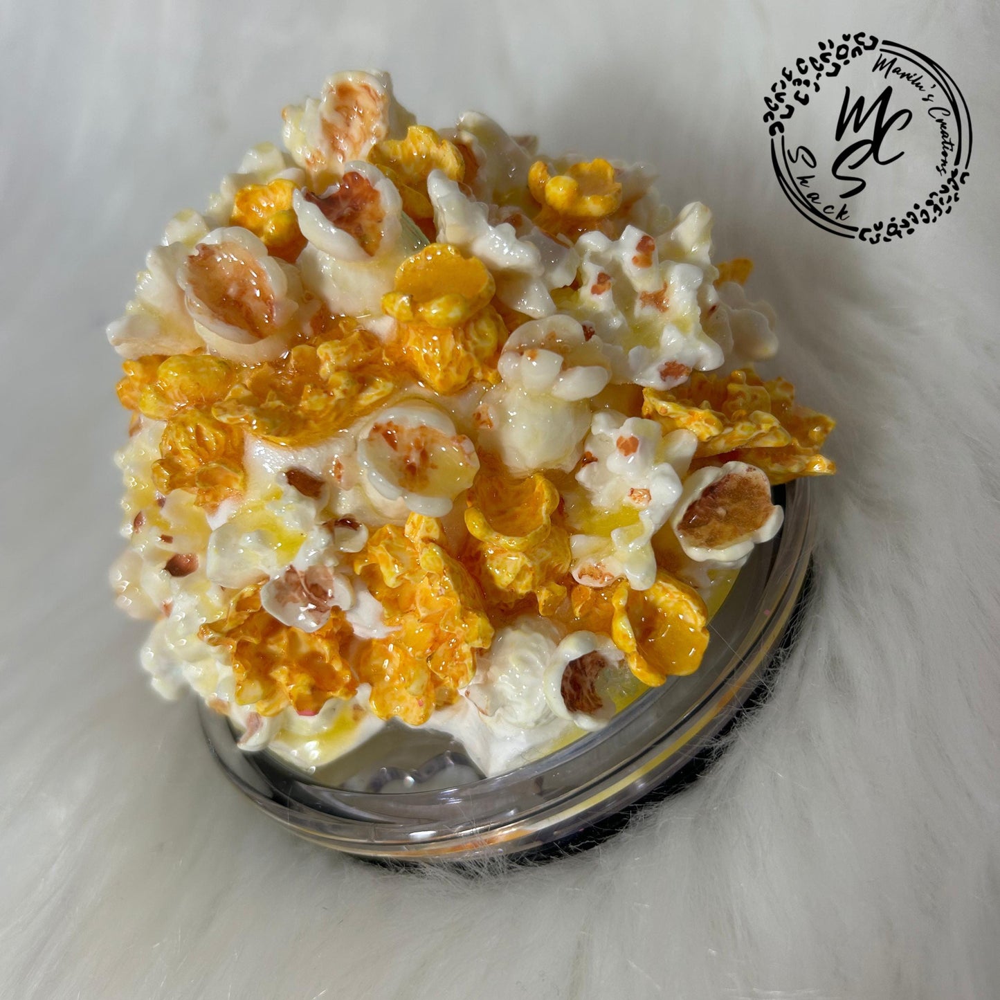 3D Popcorn Tumbler Topper | Magnetic Snack Lid