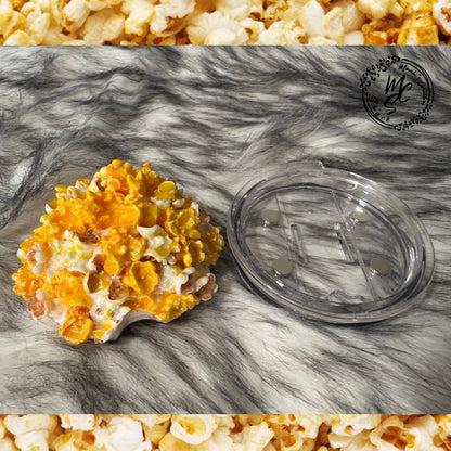 3D Popcorn Tumbler Topper | Magnetic Snack Lid