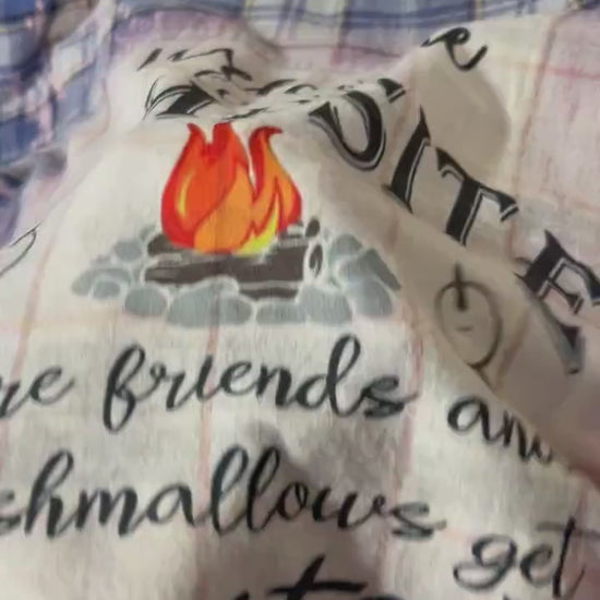 Flannels Bleached/Distressed/Vintage. Welcome to our Campsite design. Choose your flannel shirt size.