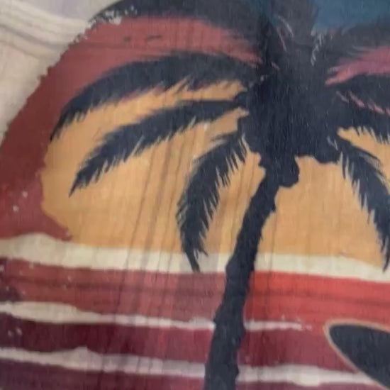 Bleached Flannel Shirt: Meet Me at the Ocean, Distressed Plaid