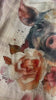 Pig & Flowers Bleached Flannel: Distressed Tan Plaid Shirt