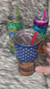 We The People Glitter Tumbler: Patriotic 30oz Curve Cup