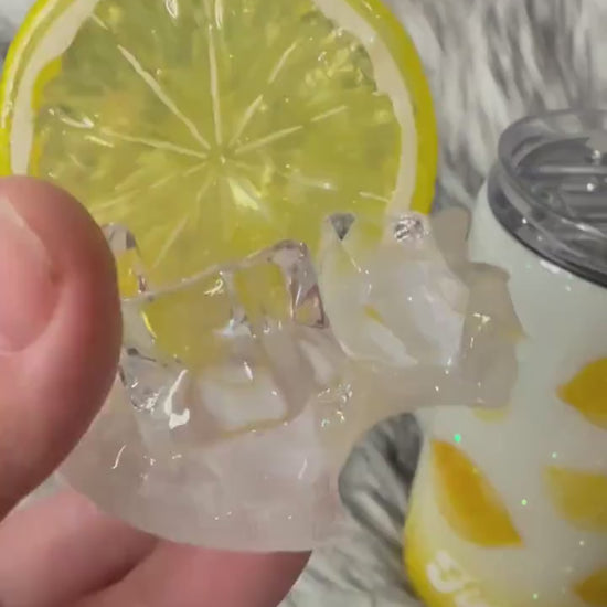 Lemon Print Insulated Stainless Steel Tumbler, Mommy and Me Coffee Tumbler