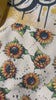 Bleached Sunflower Hoodie: Boho Floral Graphic Print