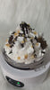 Whipped cream, chocolate, chopped faux peanuts and mini marshmallows removable toppers and lid for tumblers. Topper replacement lid.