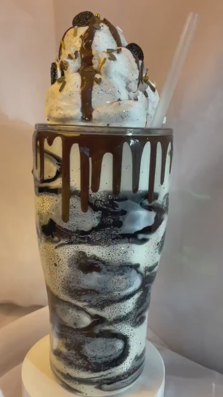 Cookies and Cream Ice Cream custom tumbler