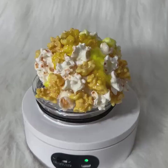 3D Popcorn Tumbler Topper | Magnetic Snack Lid