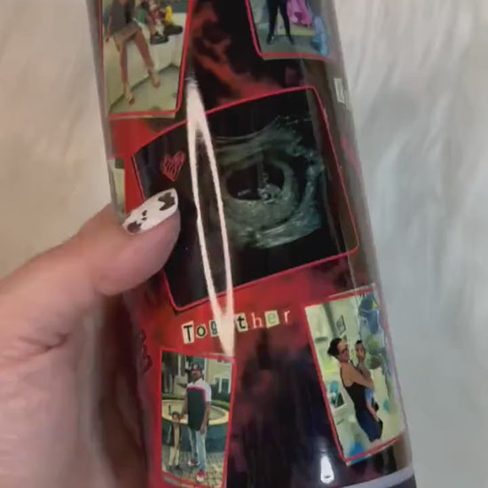 Personalized Photo Tumbler with Bluetooth Speaker: 4-in-1 Can Cooler