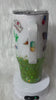 RN Tumbler: White & Green Glitter, 3D Pills Topper