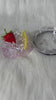 Strawberry Lemonade Tumbler Topper: Fruit & Ice Lid Decoration