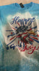 4th of July t-shirt, bleached distressed happy Fourth of July shirt, patriotic tee, super soft eagle top, blue t-shirt, gift for her or him.