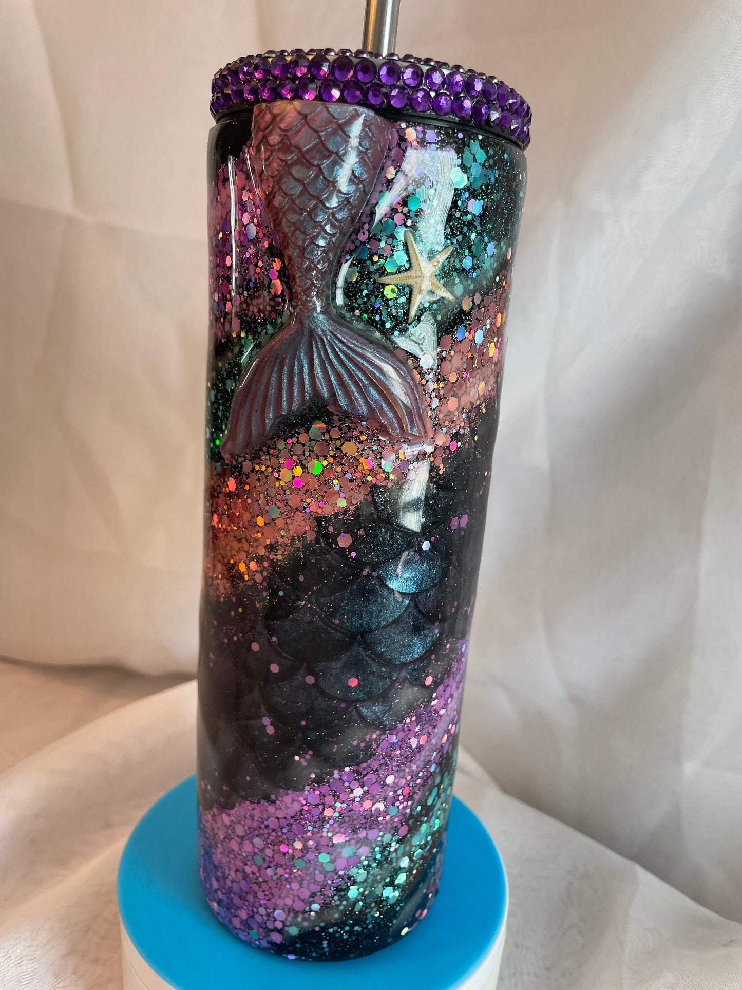 Mermaid 3D Custom Tumbler