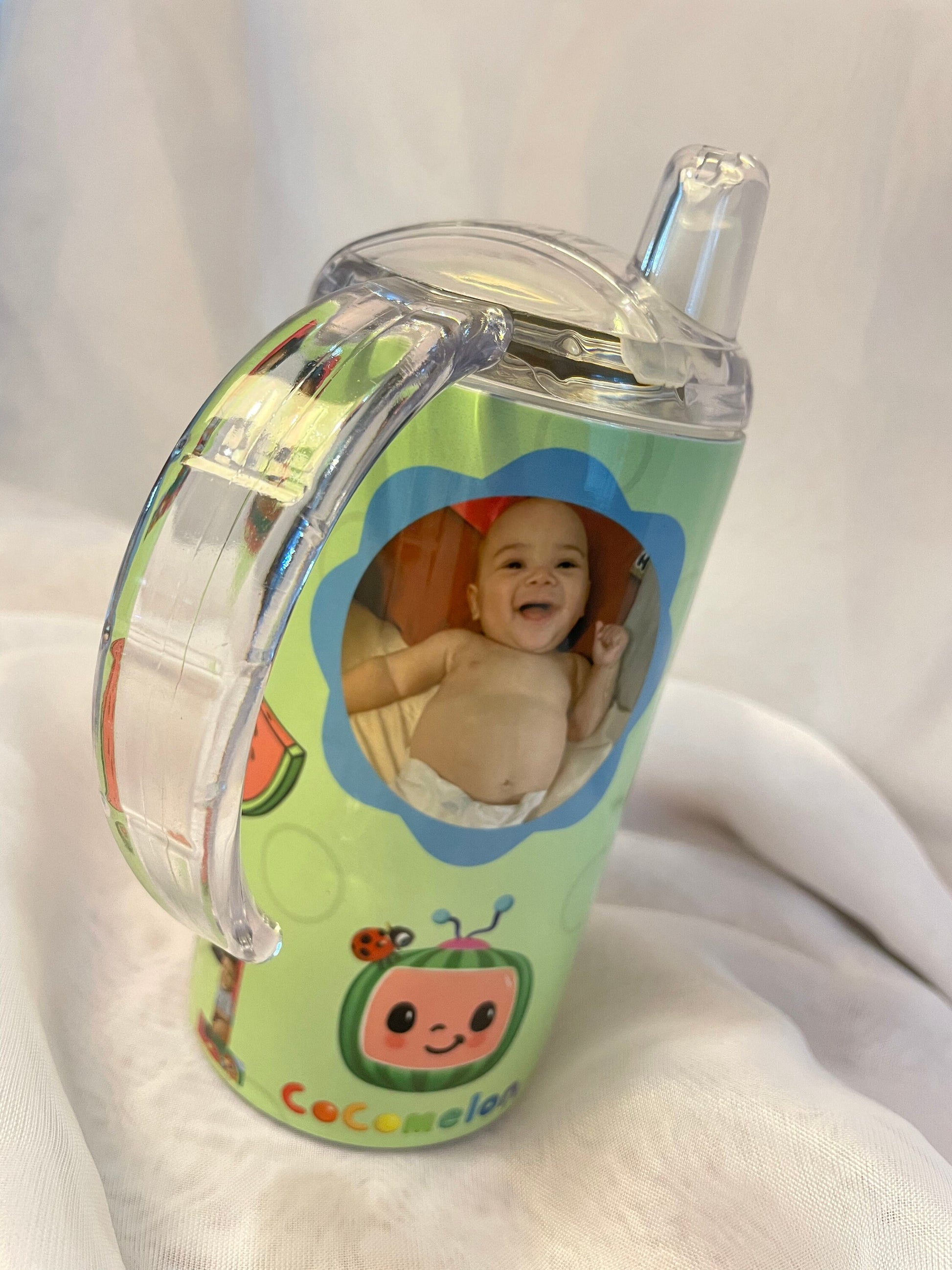Transitional Sippy Cup Kids “Watermelon” Design (12oz)