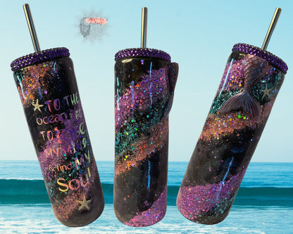 Mermaid 3D Custom Tumbler