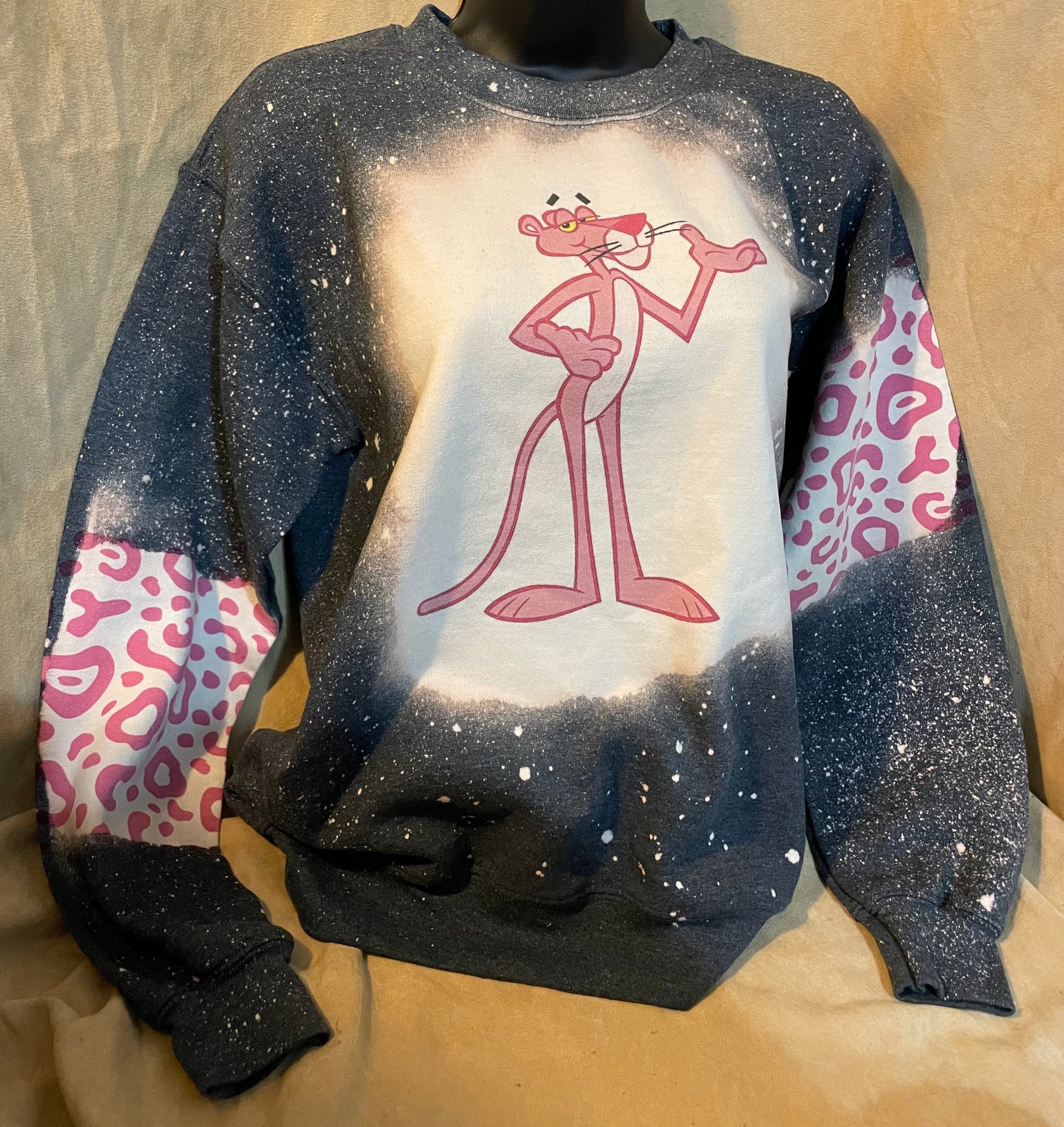 Bleached Sweater (Pink Panther)