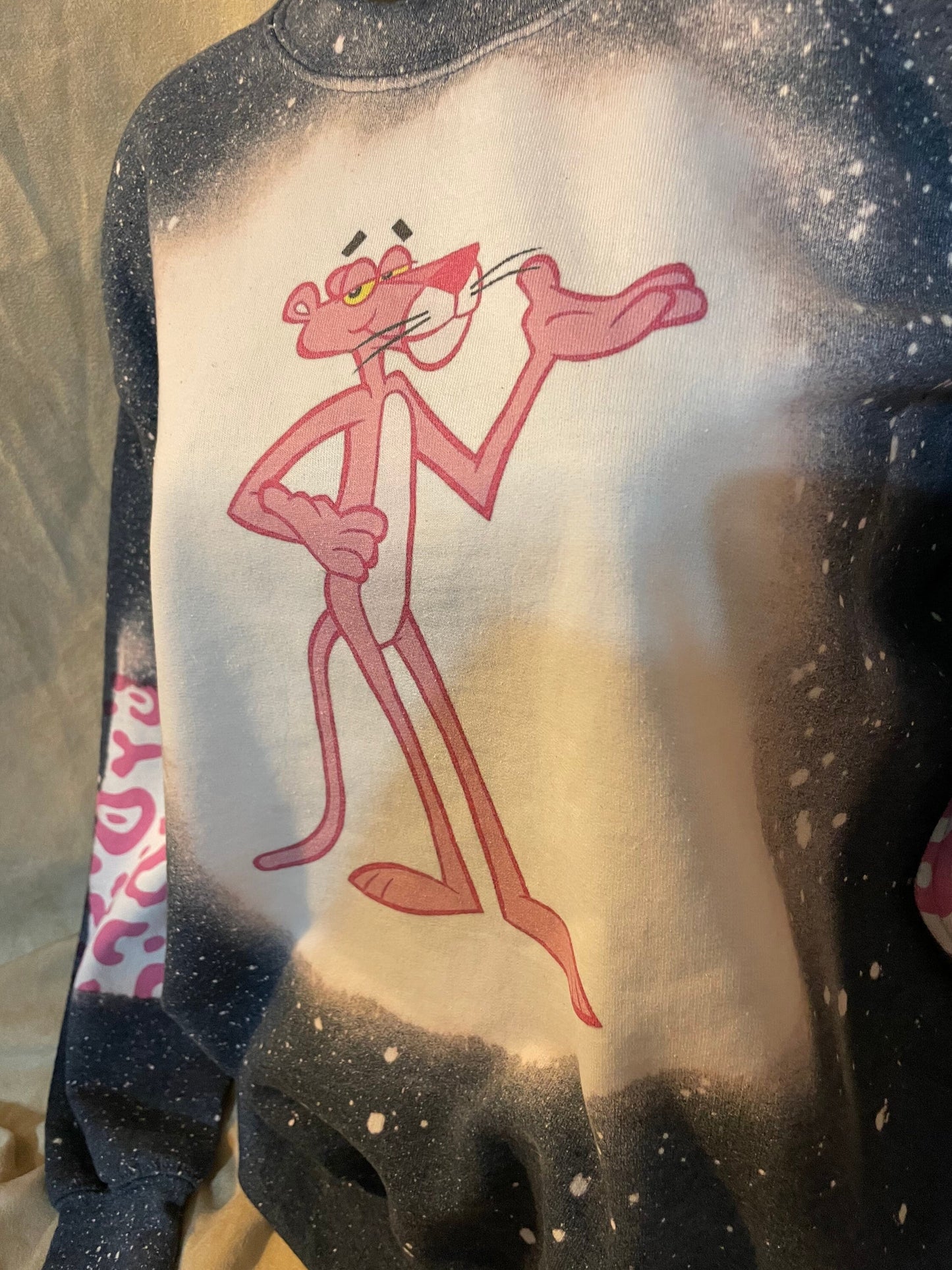 Bleached Sweater (Pink Panther)