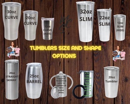 Mermaid 3D Custom Tumbler