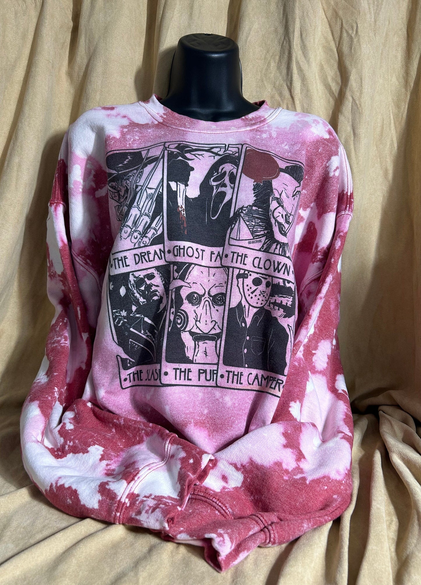 Horror Movies Distressed Sweater