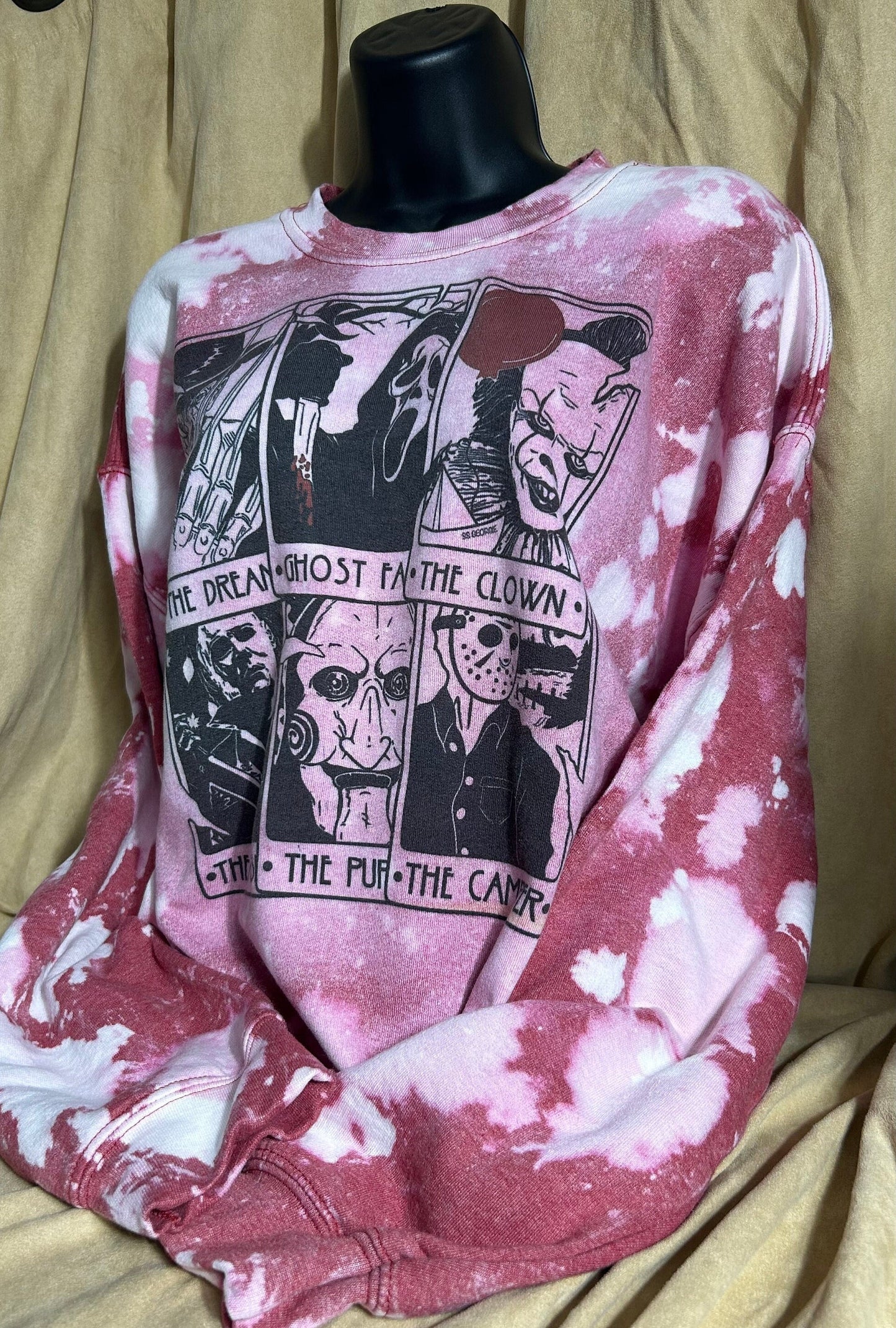 Horror Movies Distressed Sweater