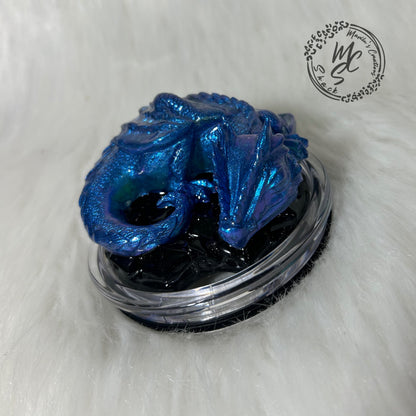 Dragon tumbler topper for 30oz curve, 32ozSlim, 20oz curve… removable dragons toppers in Blue or red but you can request any color