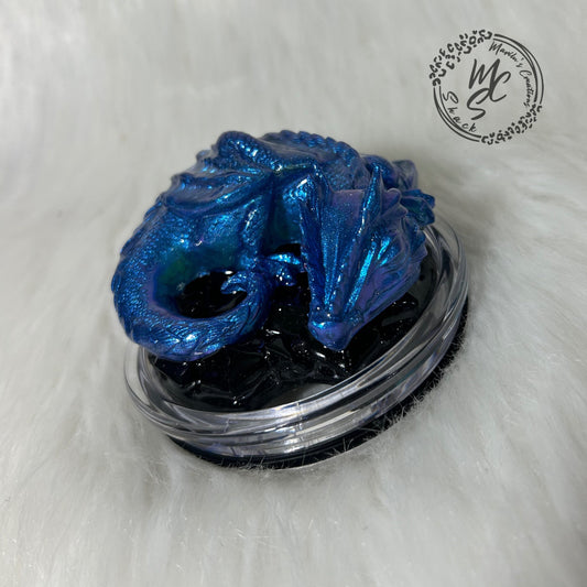 Dragon tumbler topper for 30oz curve, 32ozSlim, 20oz curve… removable dragons toppers in Blue or red but you can request any color